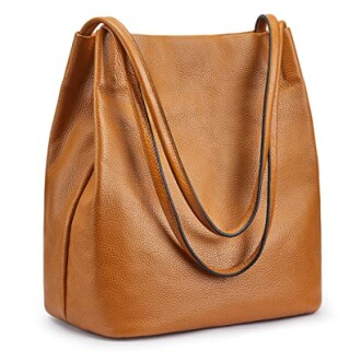 Kattee Leather Shoulder Tote Bag